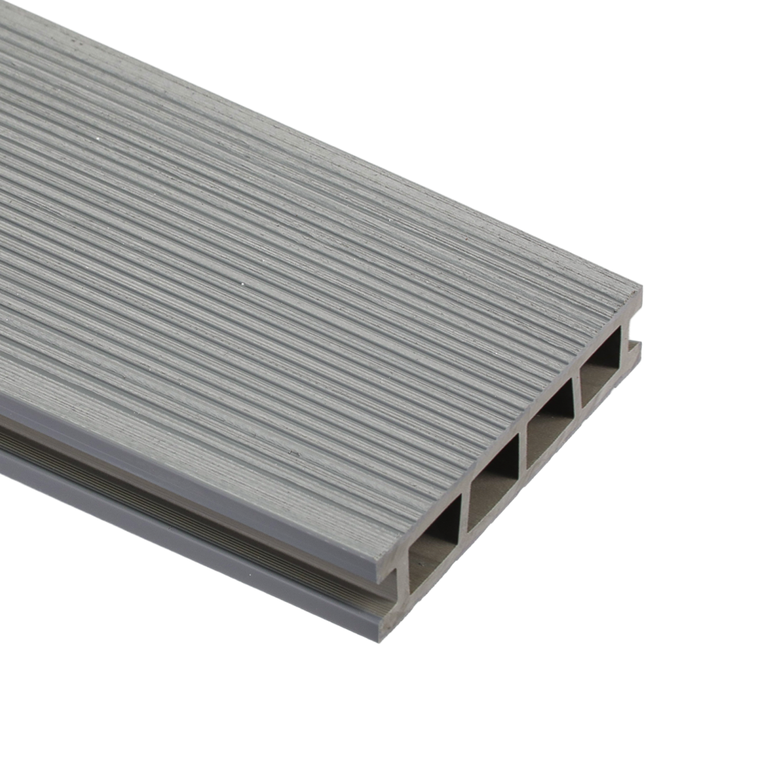 Deska tarasowa kompozytowa 15x400x2,5cm szara Bergdeck