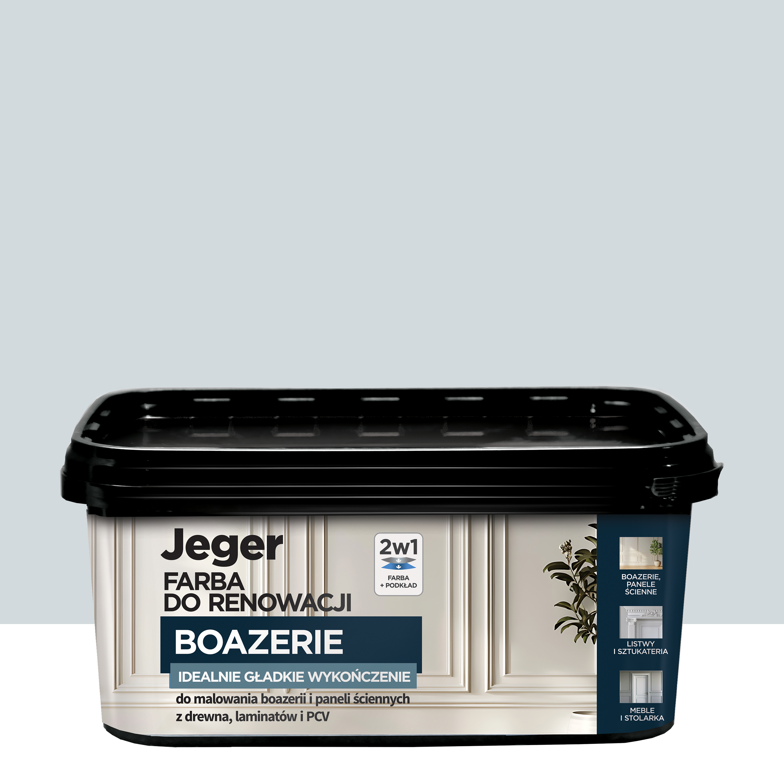 Farba do renowacji boazerii Mglisty 2 l Jeger
