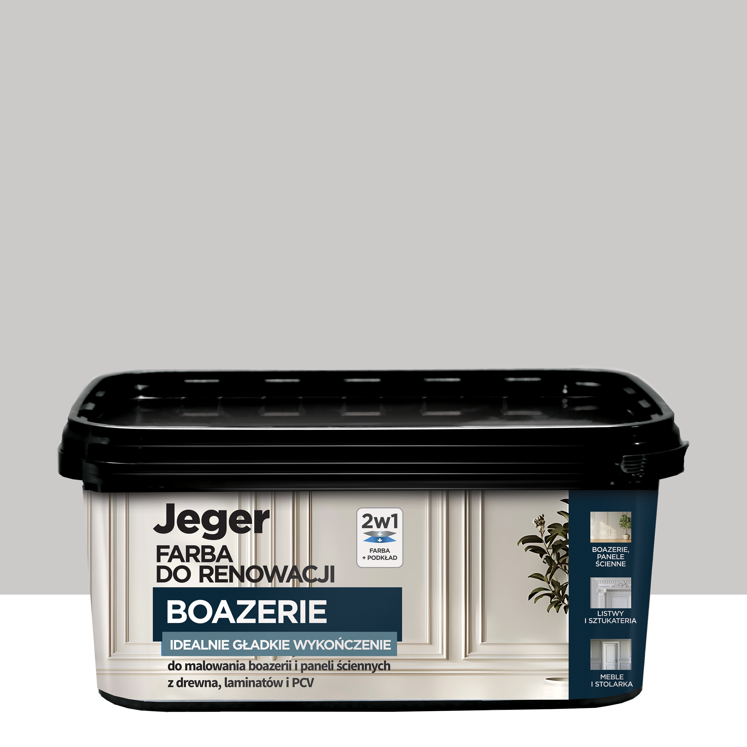 Farba do renowacji boazerii Bawełna 2 l Jeger