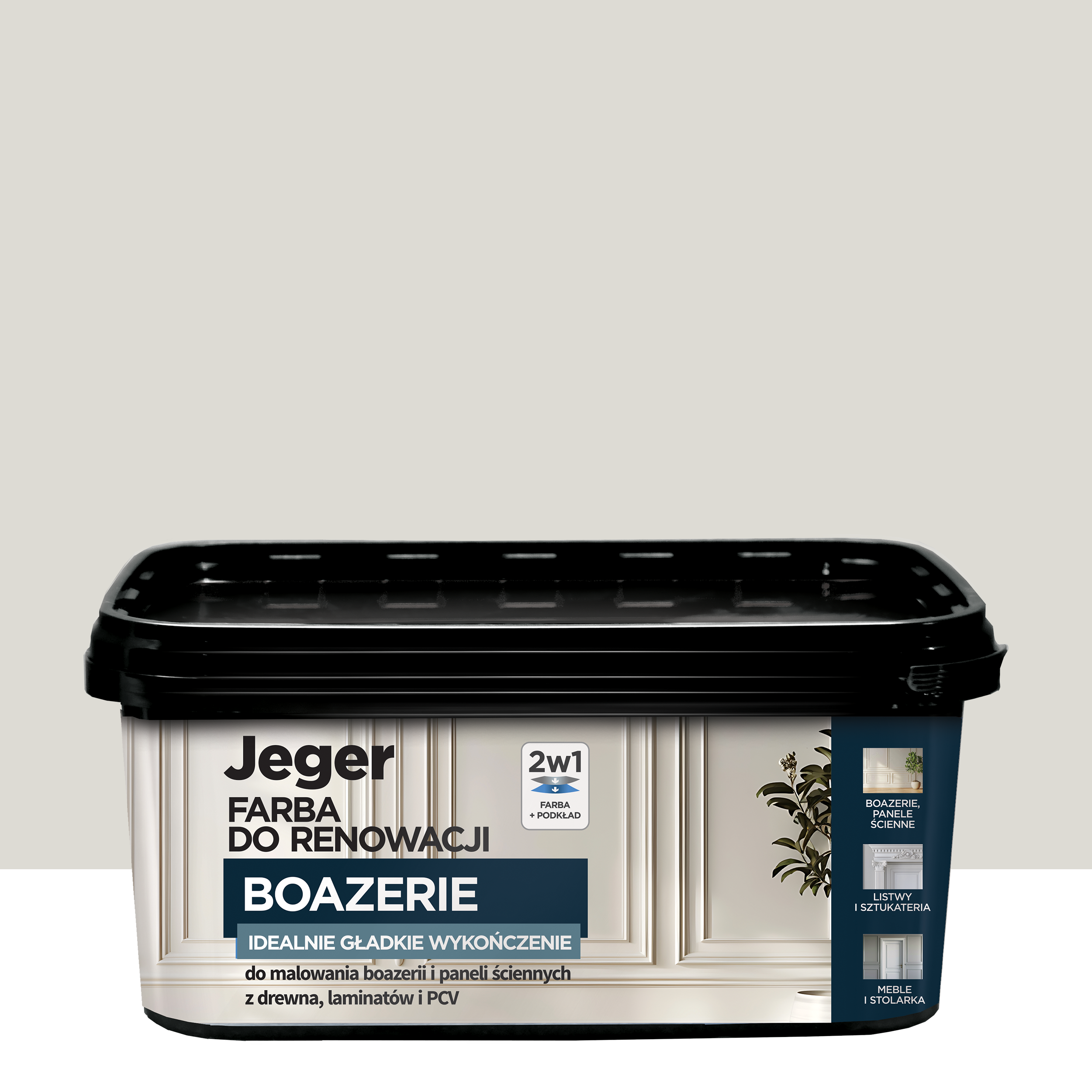 Farba do renowacji boazerii Szampański 2 l Jeger