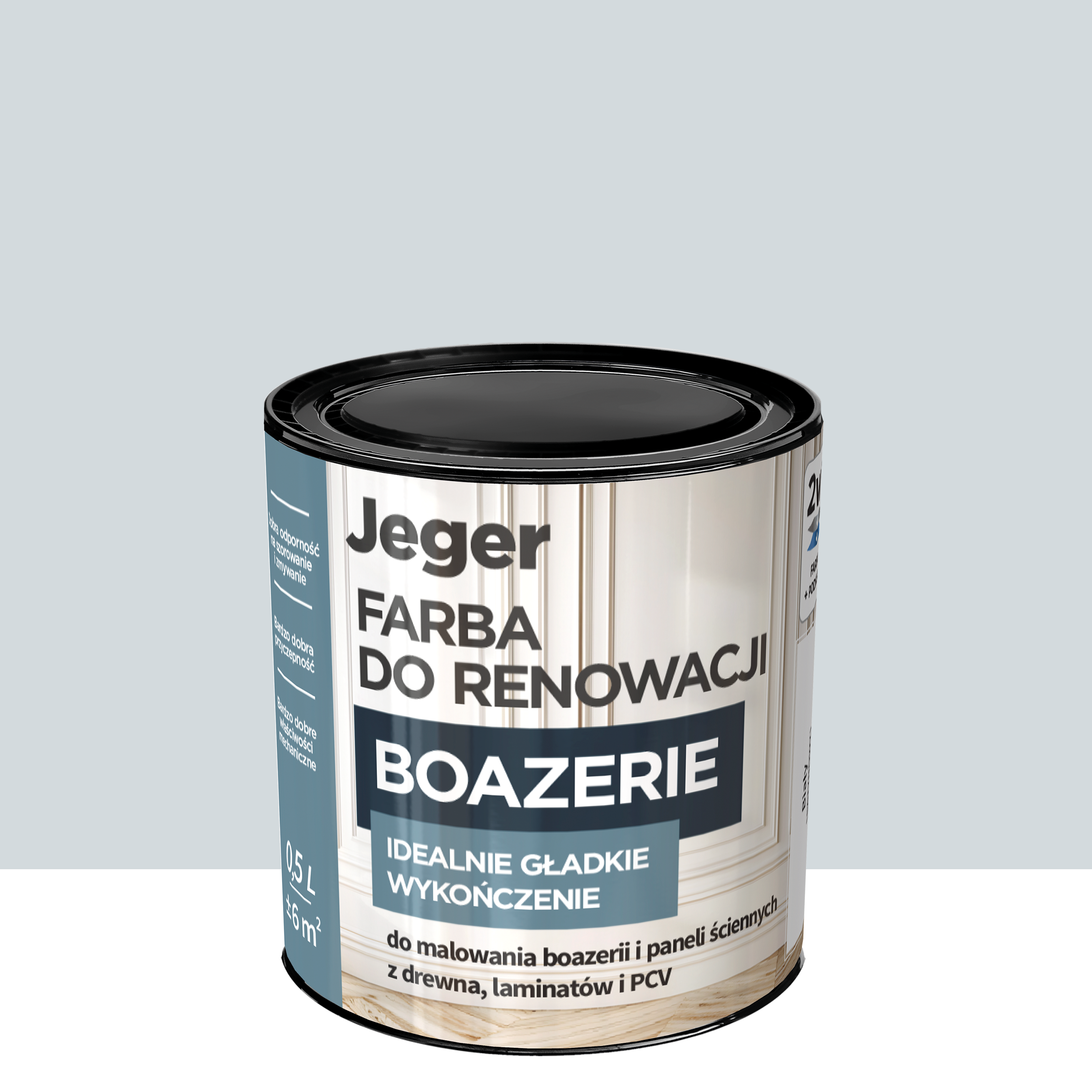 Farba do renowacji boazerii Mglisty 0.5 l Jeger