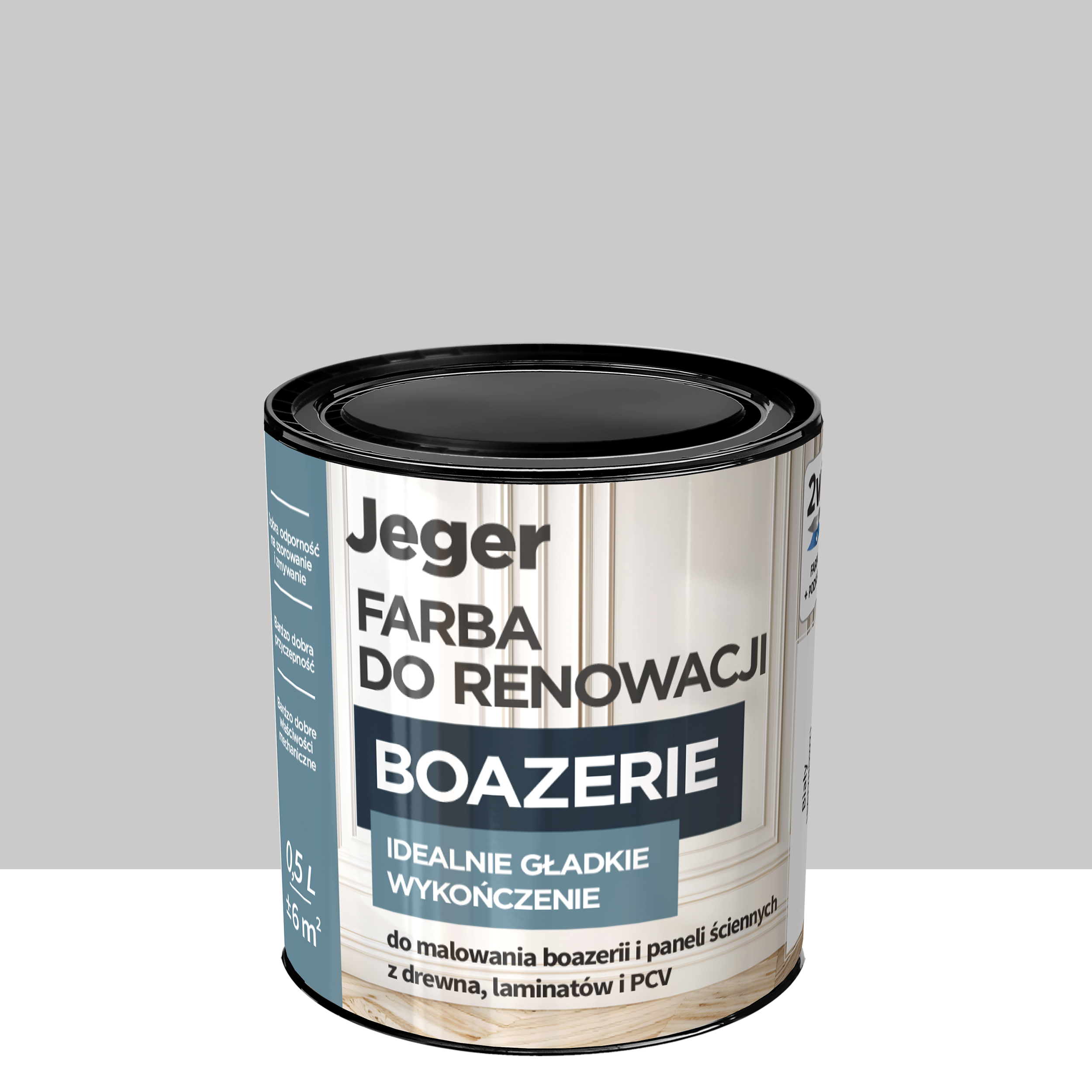 Farba do renowacji boazerii Bawełna 0.5 l Jeger