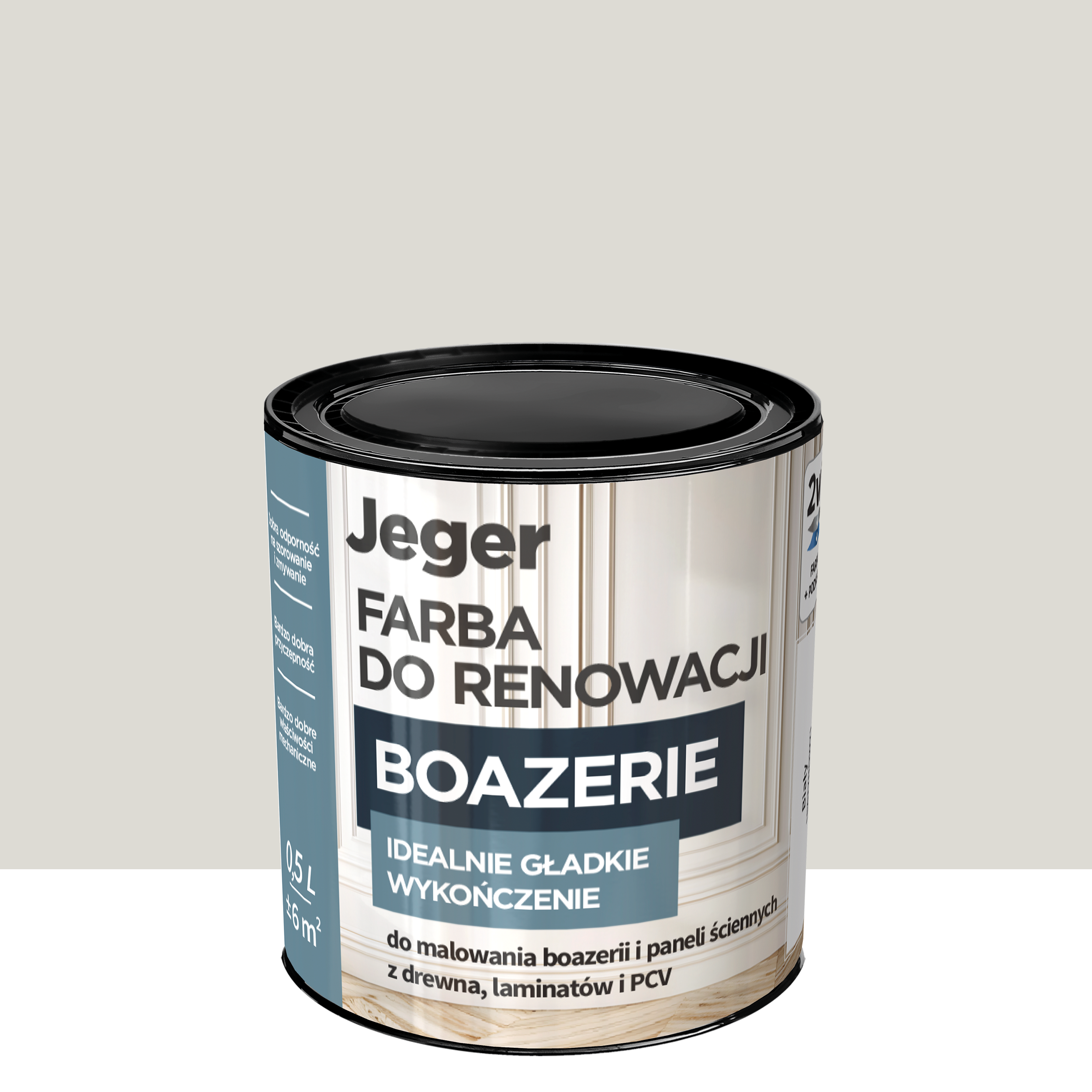 Farba do renowacji boazerii Szampański 0.5 l Jeger
