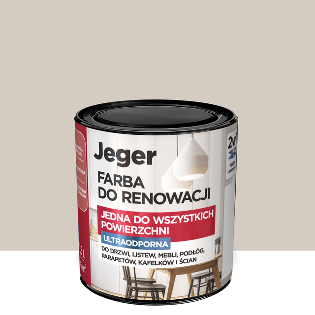 Farba do renowacji do wszystkich powierzchni Beżowy 0.5 l Jeger