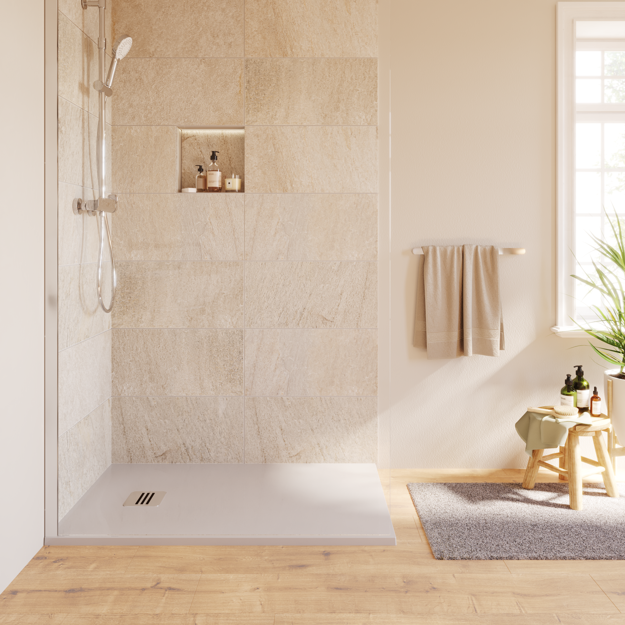 Panele podłogowe laminowane wodoodporne AC5 8 mm Artens Belgrave 2 struktura naturalnego drewna - 5