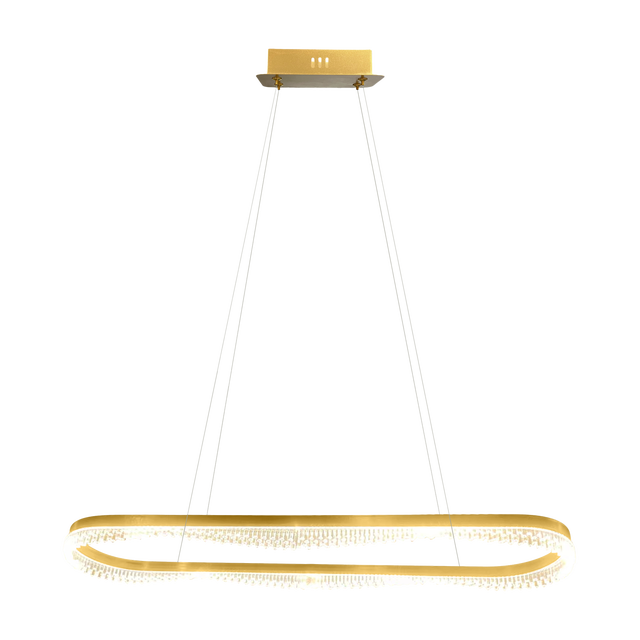 Lampa wisząca Preciosa złota LED Eko Light