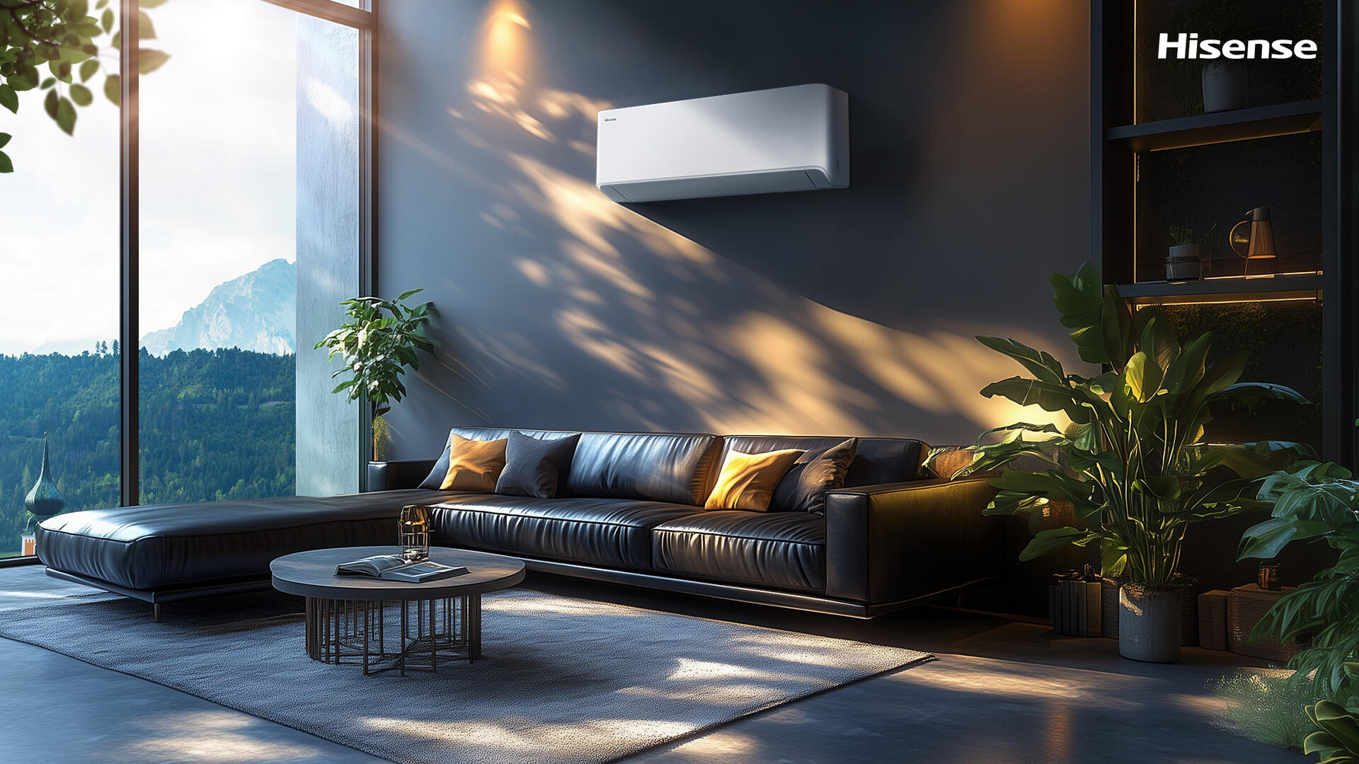 Unità interna climatizzatore HISENSE UNI AIR 12000 BTU classe di raffreddamento A+++, classe di riscaldamento A++, bianco - 3