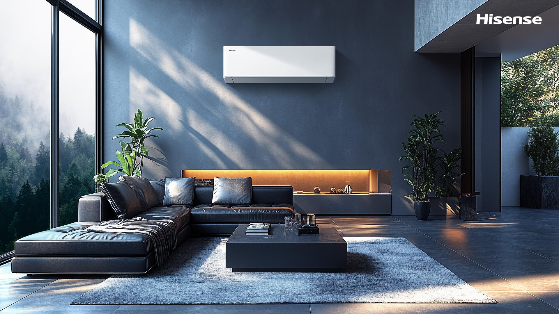 Unità interna climatizzatore HISENSE UNI AIR 12000 BTU classe di raffreddamento A+++, classe di riscaldamento A++, bianco - 2
