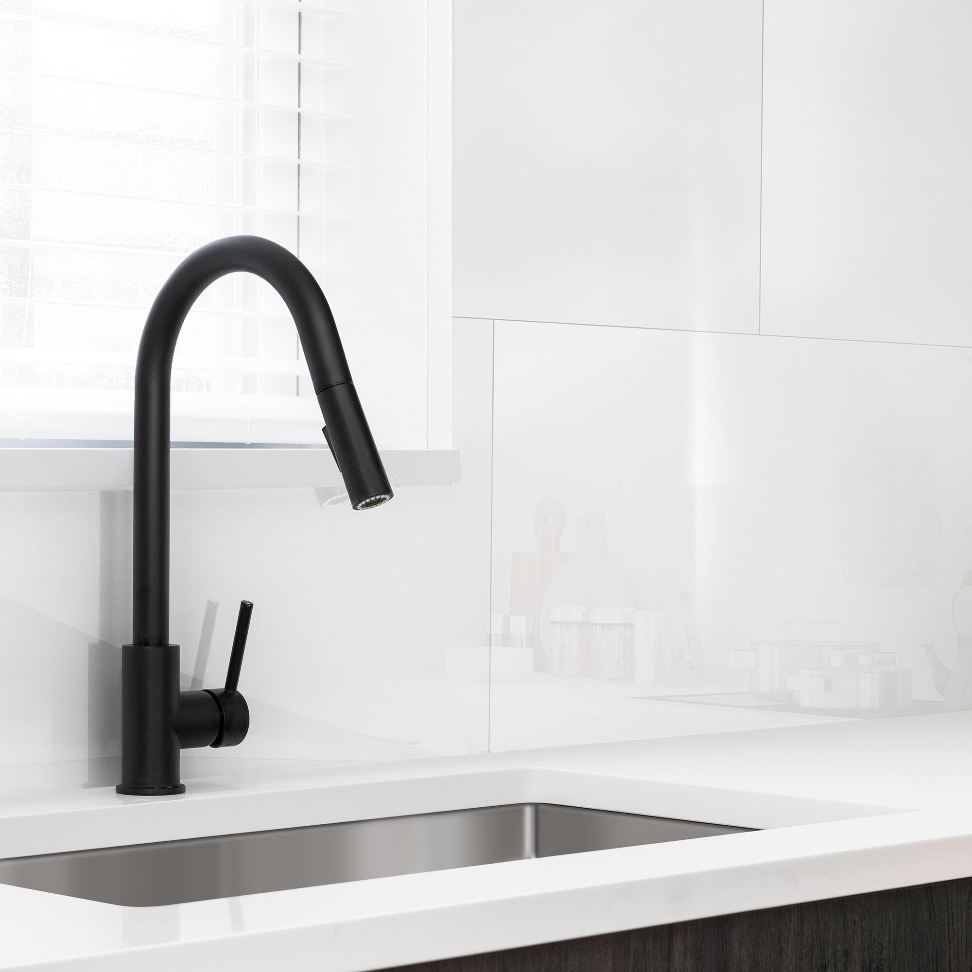 Revestimiento de pared decorativo efecto liso de pvc serie dumawall+ gloss white color blanco de 65x37,5cm