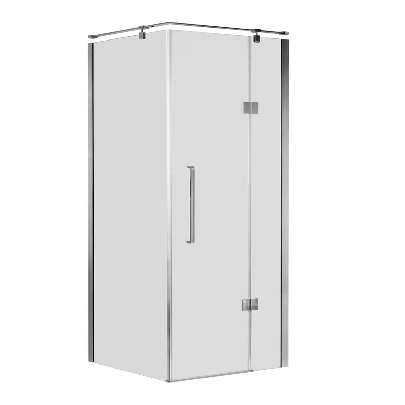 Kabina prysznicowa narożna kwadratowa prawa Fresh Prime 90x90x200cm chrom Sea-Horse