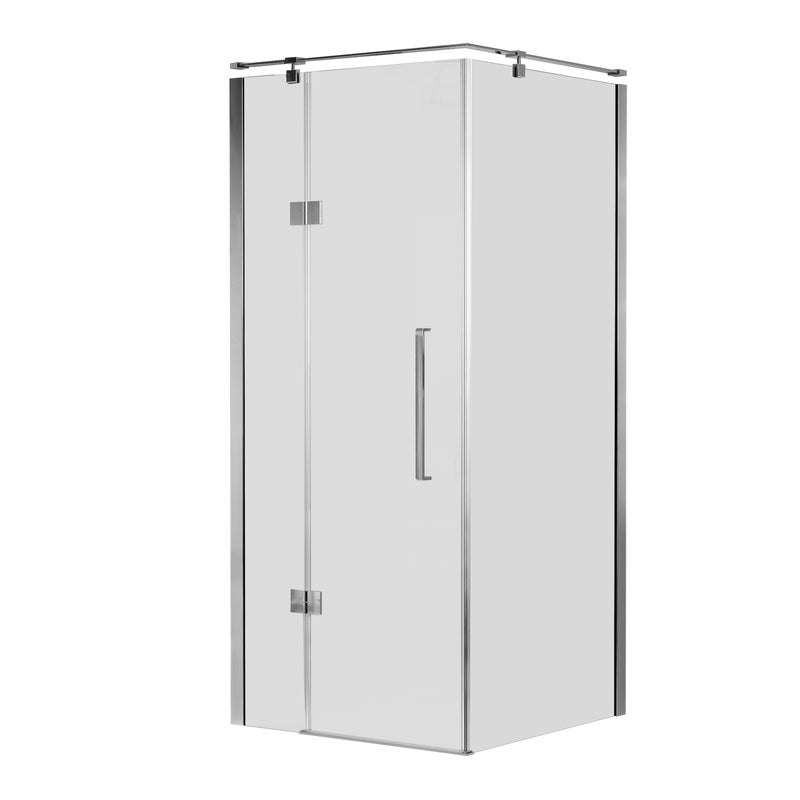 Kabina prysznicowa narożna kwadratowa lewa Fresh Prime 90x90x200cm chrom Sea-Horse