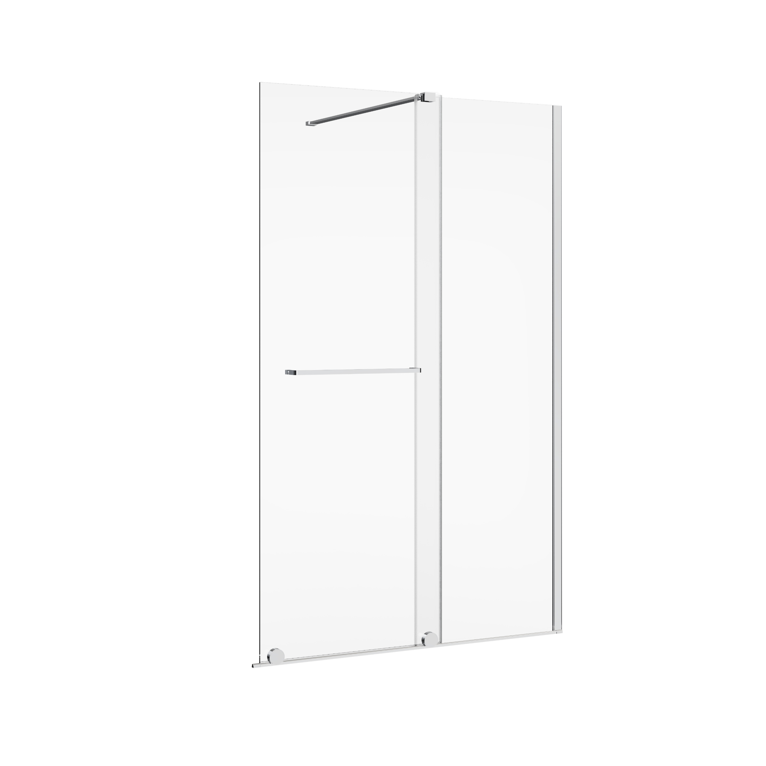 Kabina Walk-in Creative 100x200 transparentna profil chromowany Sea-Horse