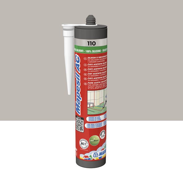 Silikon sanitarny  Mapesil AC 110 310 ml Manhattan Mapei