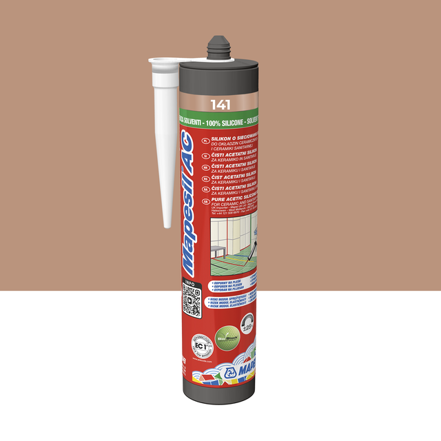 Silikon sanitarny  Mapesil AC 141 310 ml Karmelowy Mapei