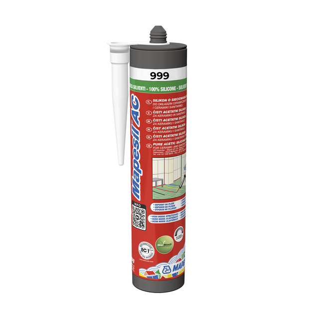 Silikon sanitarny  Mapesil AC 999 310 ml Bezbarwny Mapei