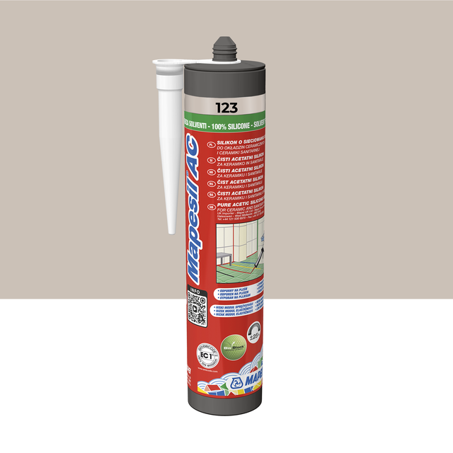 Silikon Mapesil AC 123 Antyk Biel 310 ml Mapei