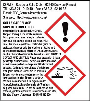 Mortier colle carrelage, poudre, superflex blanc CERMIX 18 Kg - 2