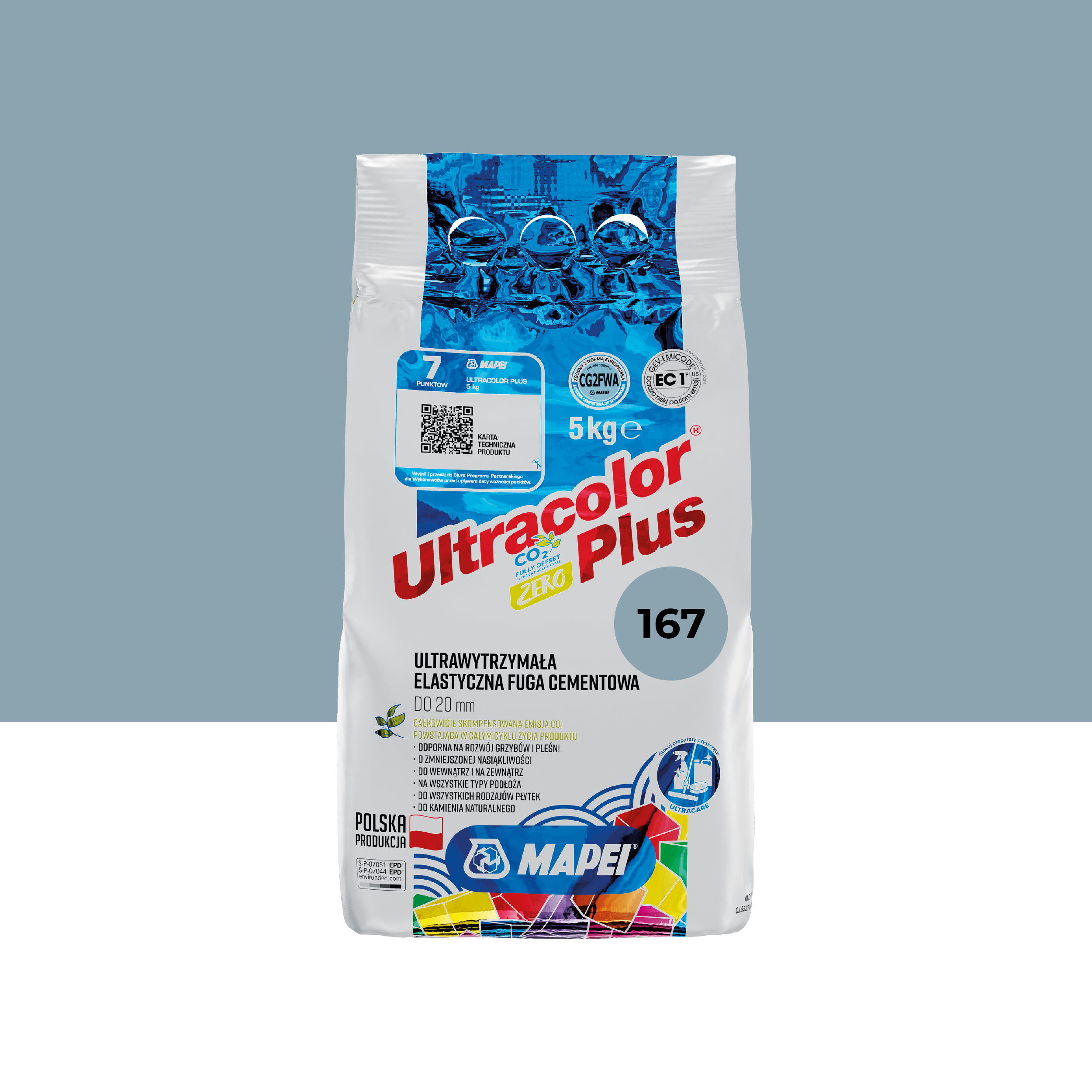 Fuga Ultracolor Plus Avio 167 5 kg. Mapei