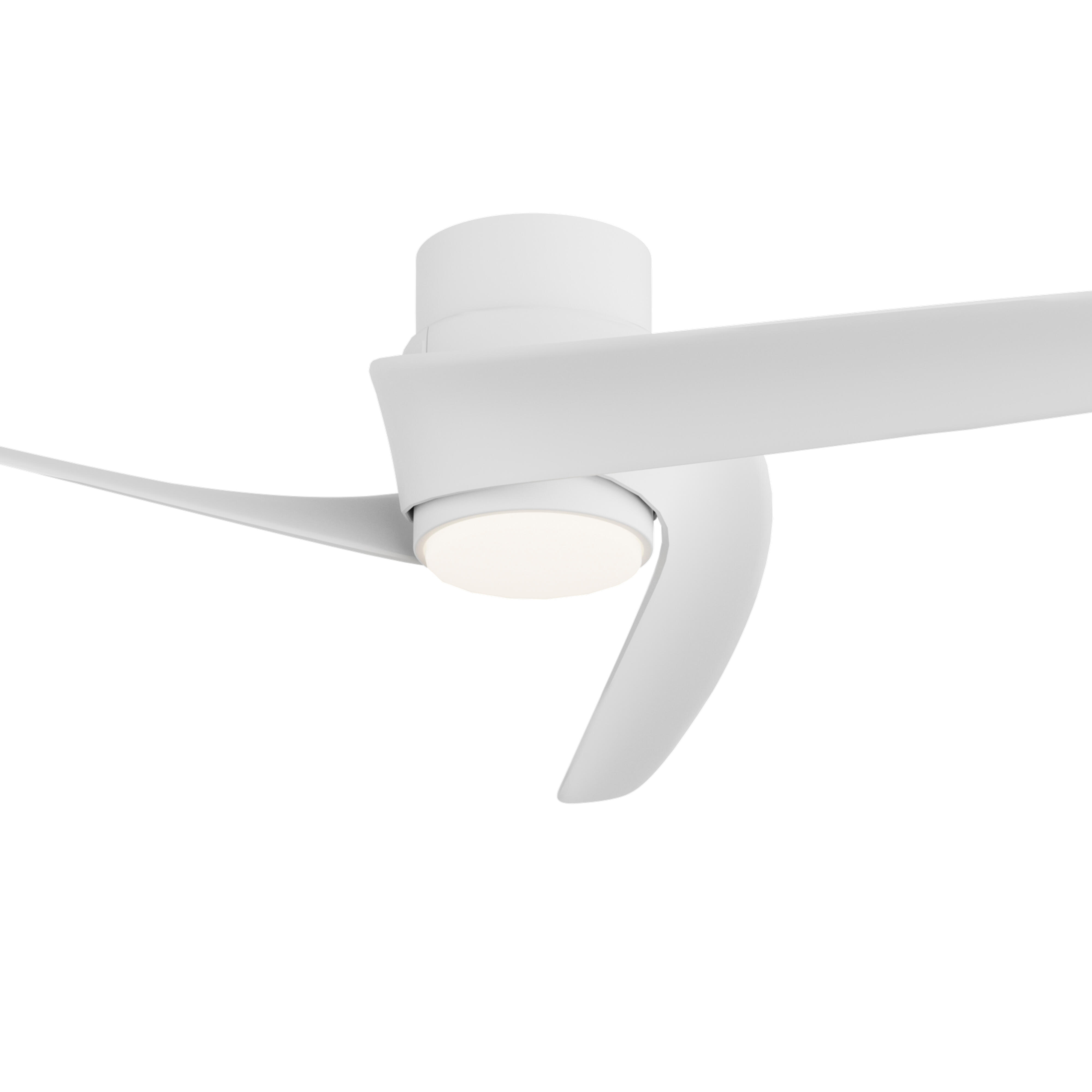 Ventilador de techo con luz silencioso DC 30W con mando WiFi/ APP ø102 cm Mantra Groenland blanco luz CCT 3 aspas| 8 velocidades| modo verano/invierno| brisa| recomendado para <13m² - 11