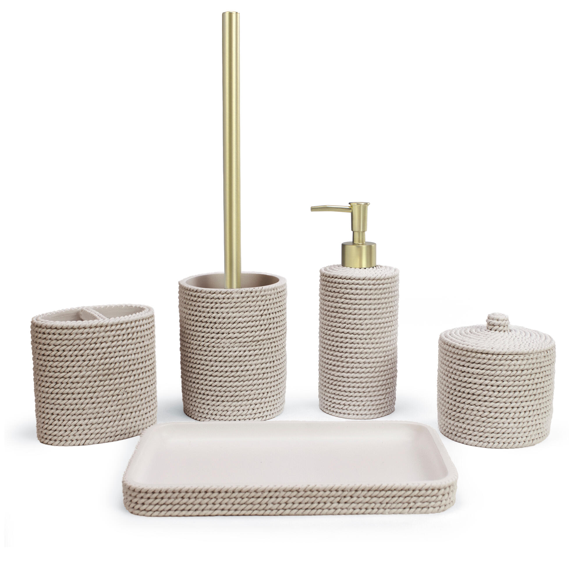 Escobillero Trenzo beige mate - 5