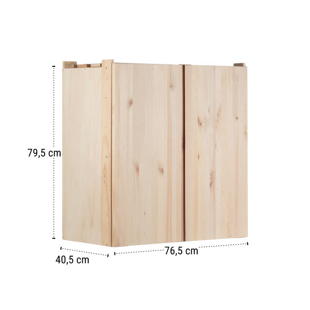 Kit Portas para estante 76,5x40,5x79,5 cm - 6