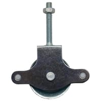 POLEA TENDEDERO CON TUERCA POL01 60 MM. ZINCADA 2 UDS. - 1