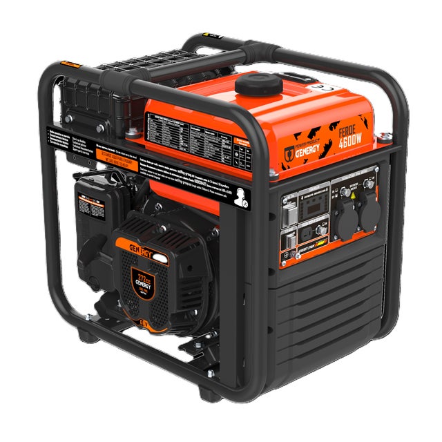 GENERADOR ELÉCTRICO INVERTER GASOLINA 4600W GENERGY FEROE ARRANQUE ELECTRICO