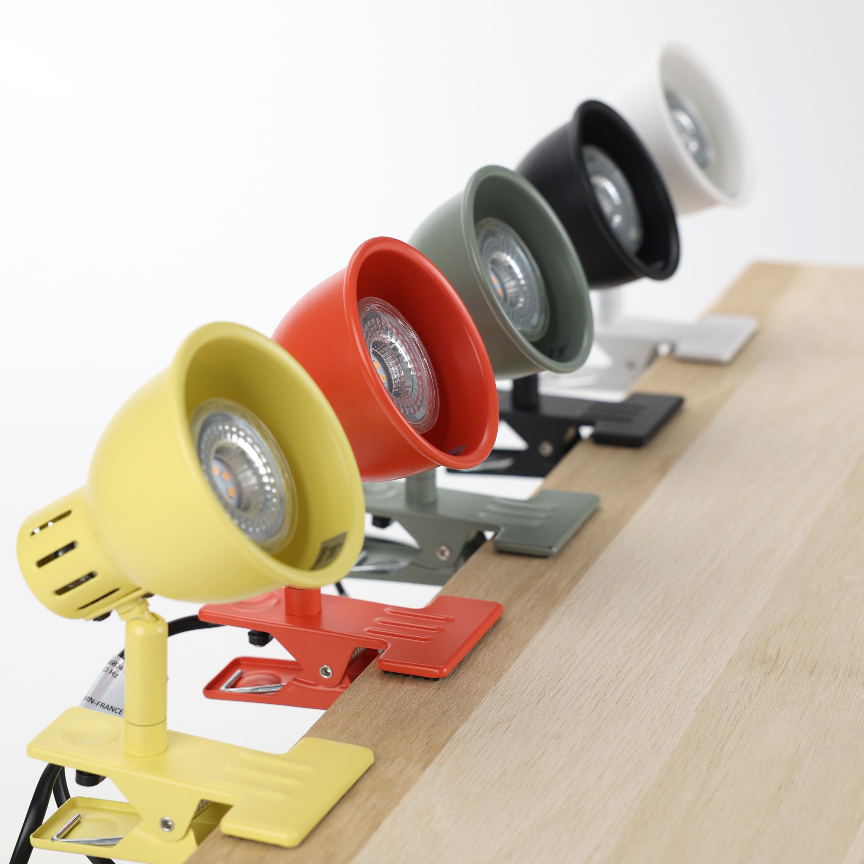 Lampe de bureau à pince Jordi, fer, vert, H.15 cm INSPIRE, GU10 - 10