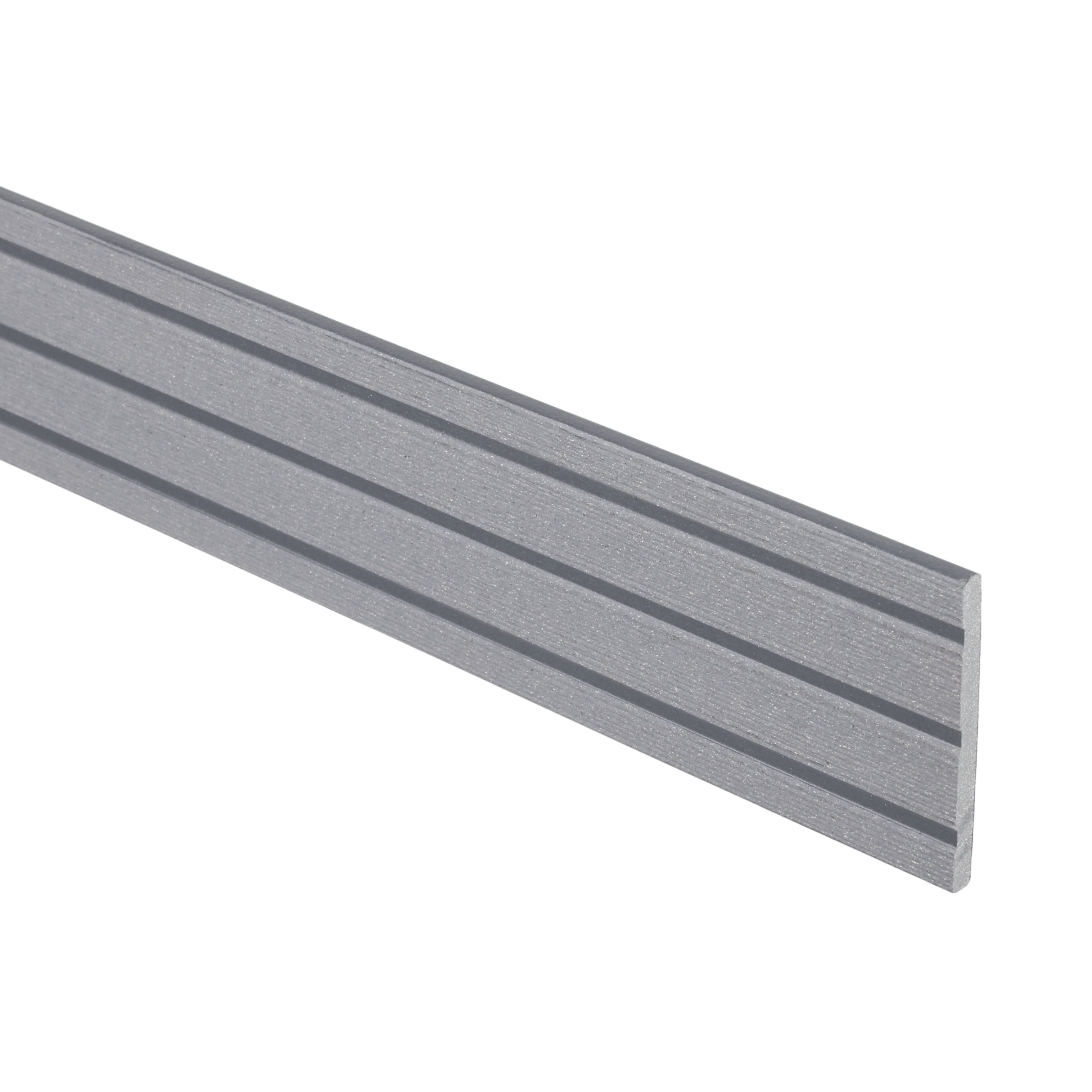 Listwa kompozytowa tarasowa 240x6x0.5 cm szara Bergdeck