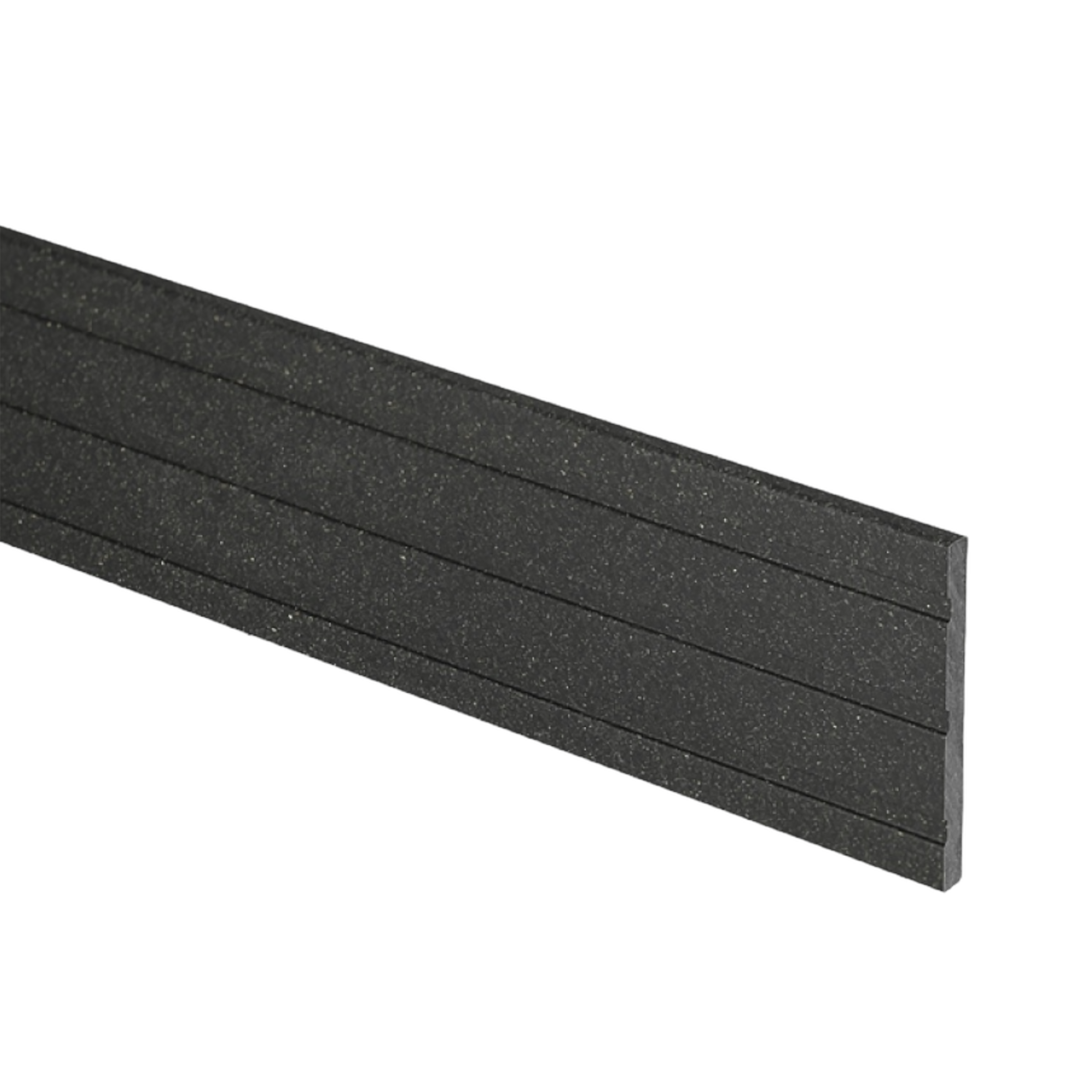 Listwa kompozytowa tarasowa 240x6x0.5 cm czarna Bergdeck