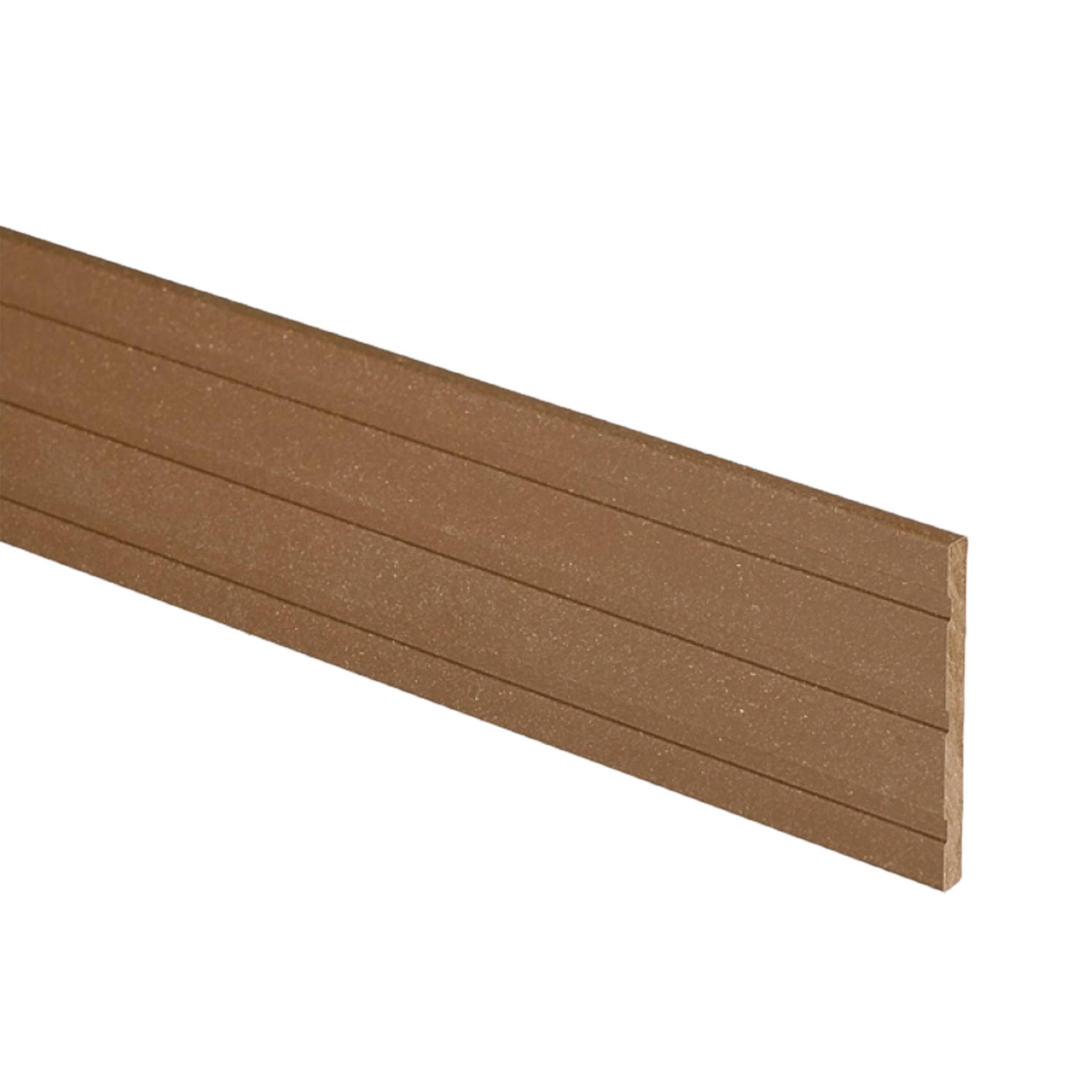 Listwa kompozytowa tarasowa 240x6x0.5 cm teak BERGDECK