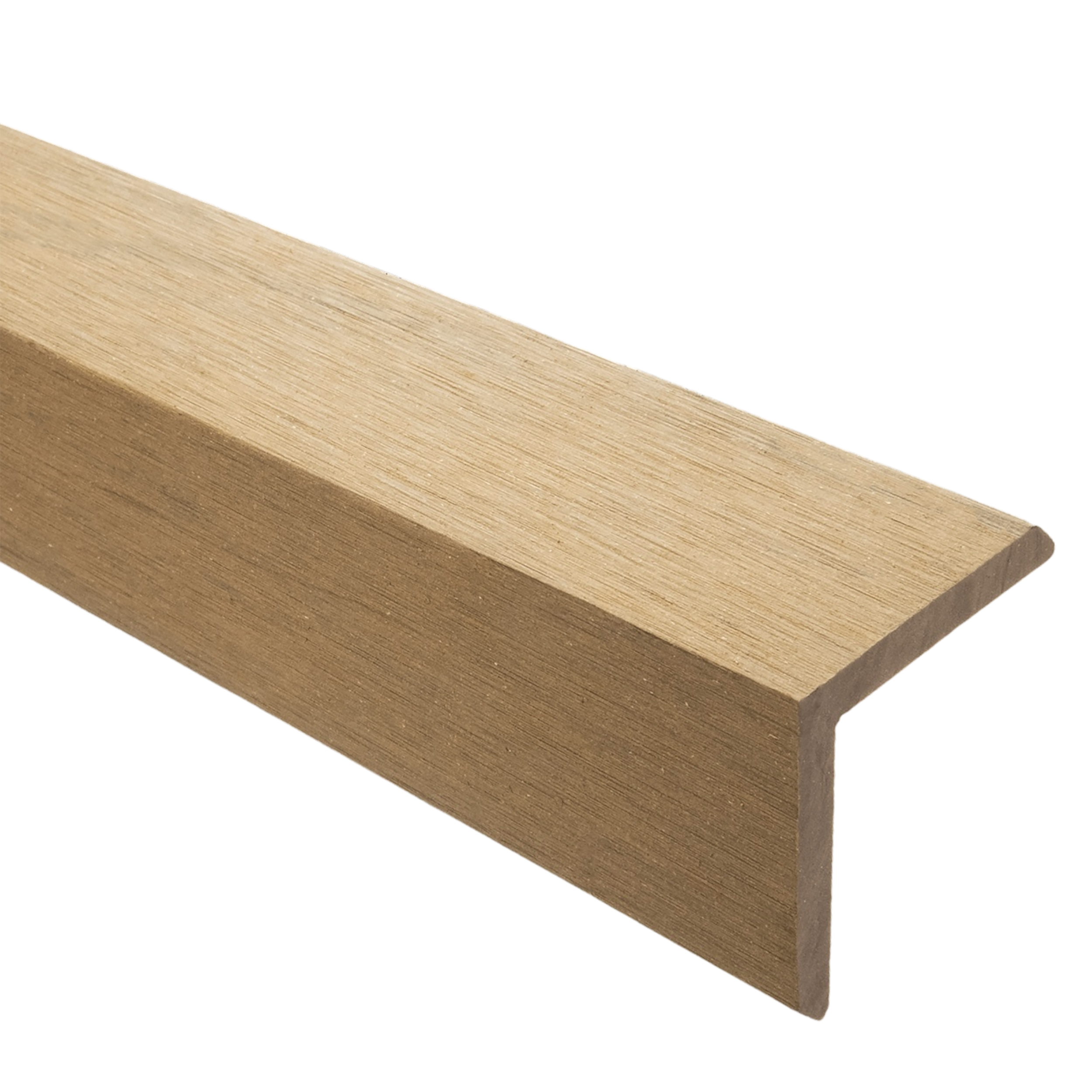 Listwa kompozytowa S140 220x5x5 cm jasny brąz Bergdeck