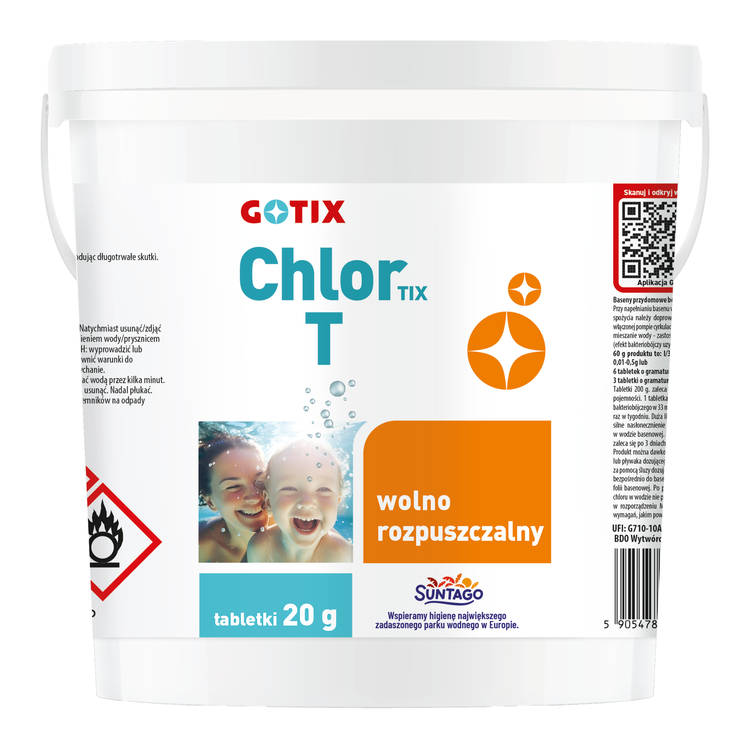 Tabletki chlorowe 20g 3kg ChlorTix T Gotix