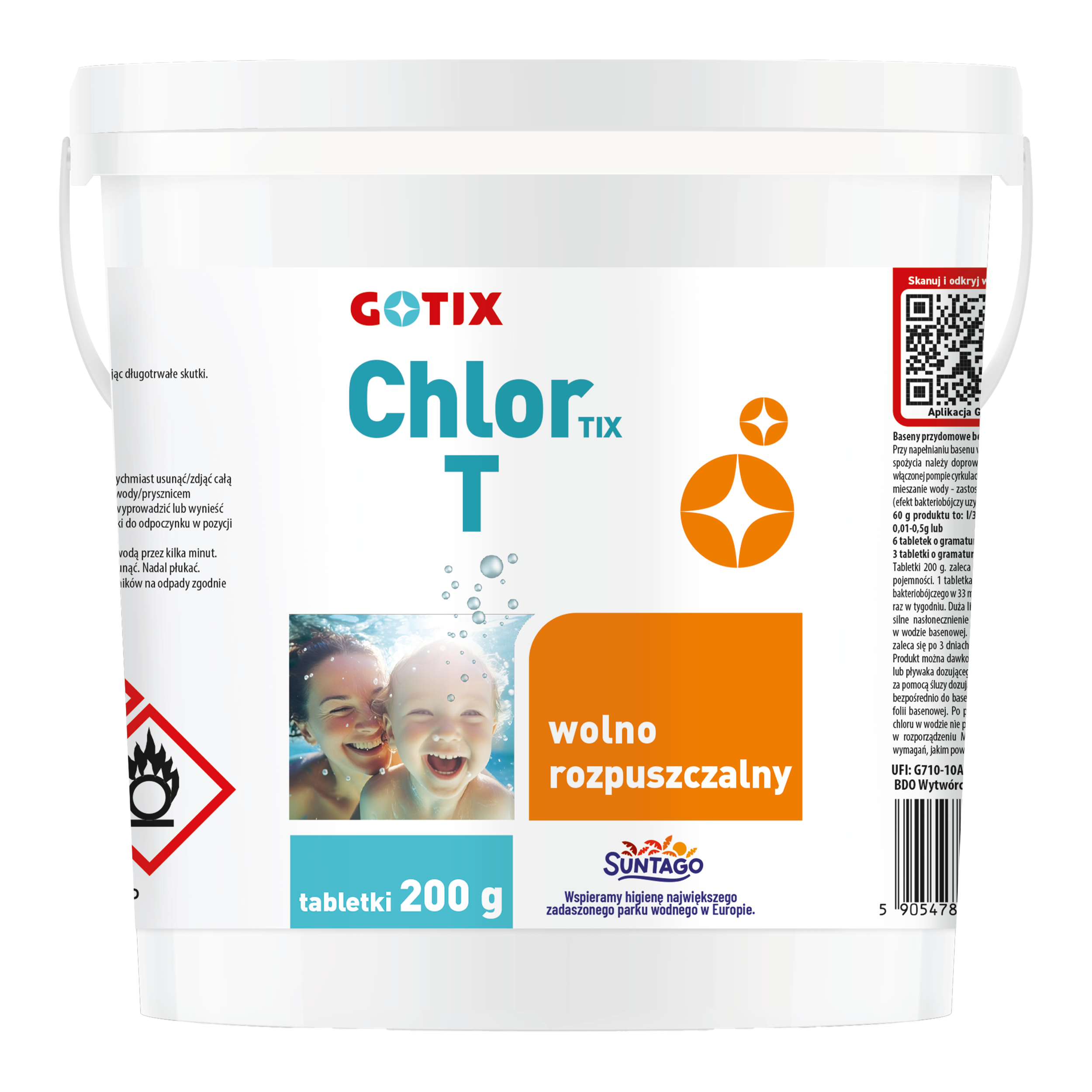 Tabletki chlorowe 200g 3kg ChlorTix T Gotix