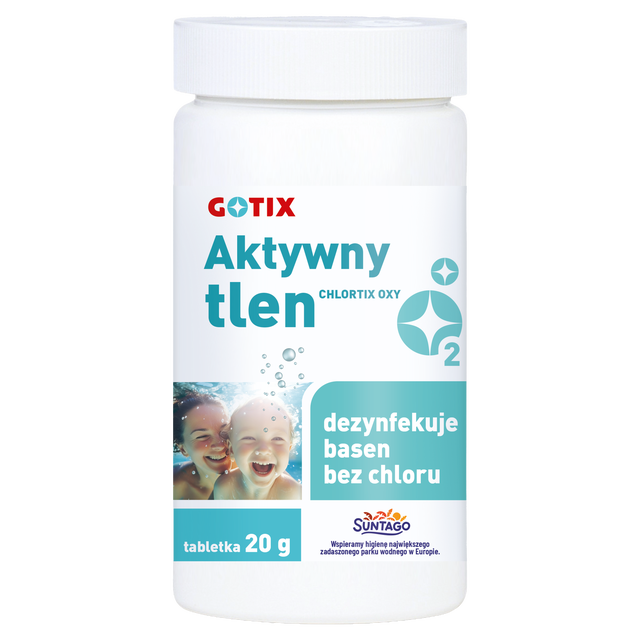 Tabletki tlenowe do basenu Aktywny tlen 50szt. 20g 1kg ChlorTix OXY