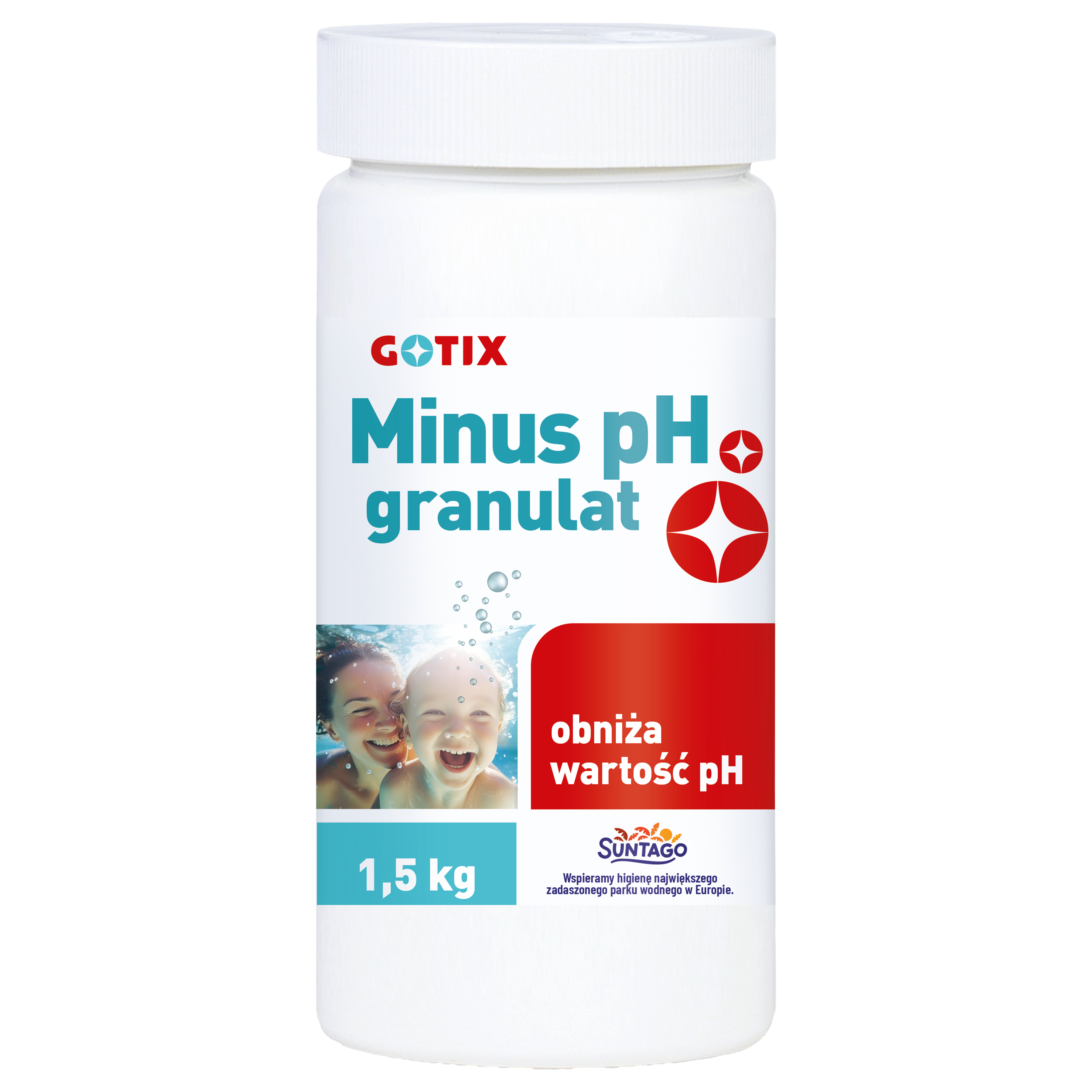 Regulator do wody basenowej pH- 1.5kg Gotix