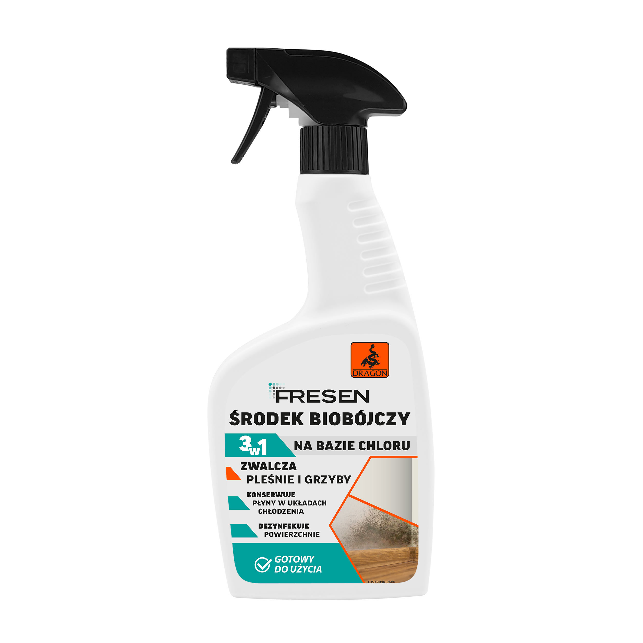 Środek grzybobójczy na bazie chloru Fresen 0.5 l Dragon
