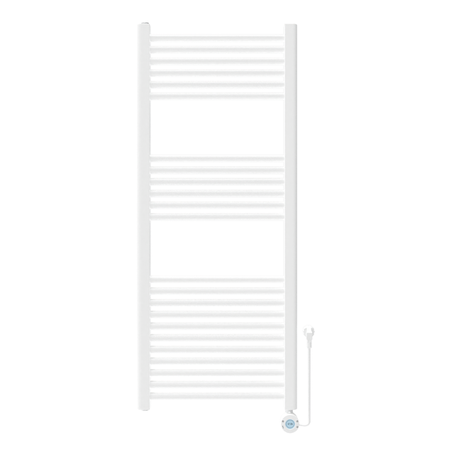 Termoarredo elettrico a secco con termostato digitale  500 W  bianco L 50 x H 120 x P 3 cm