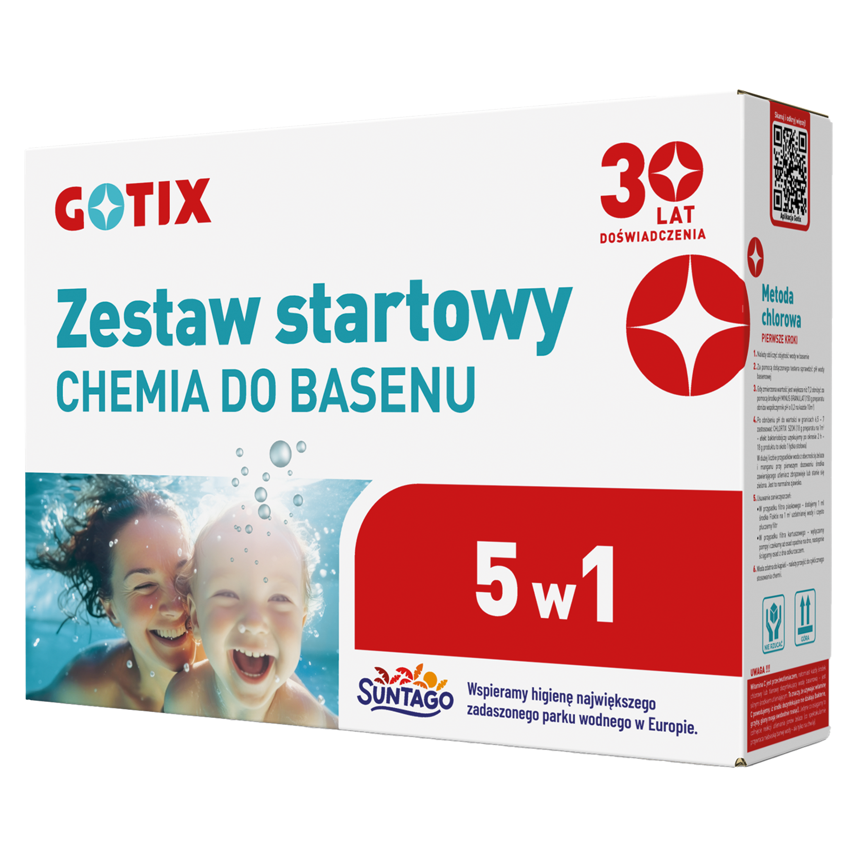 Zestaw startowy do wody basenowej 5w1 Gotix