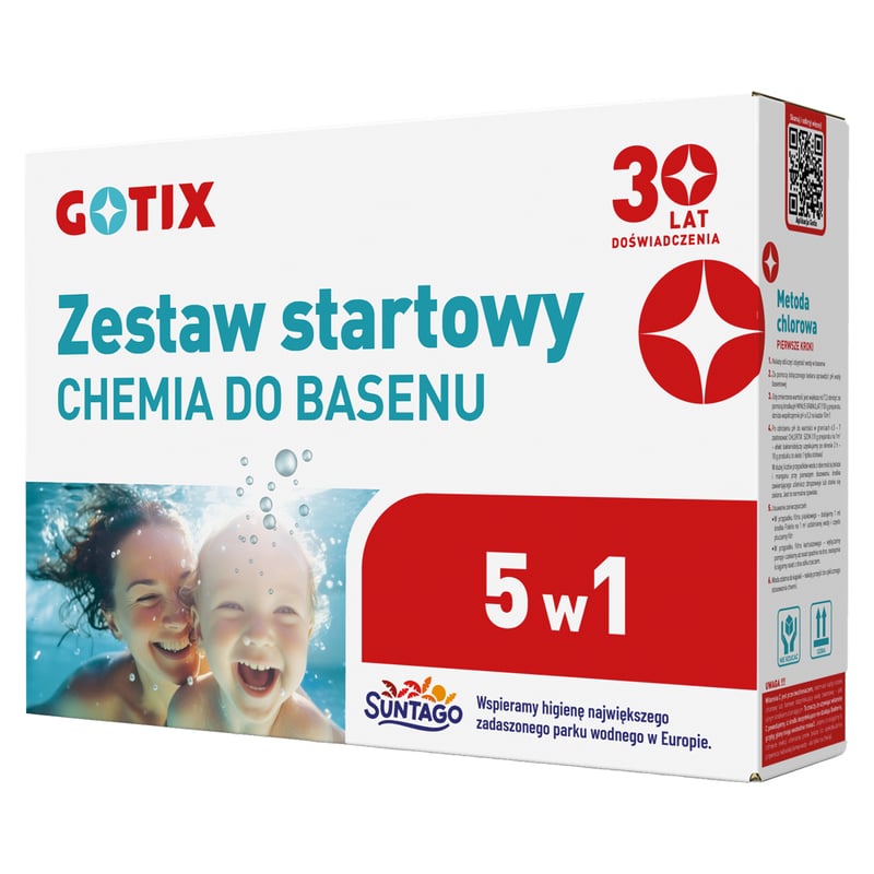 Zestaw startowy do wody basenowej 5w1 Gotix