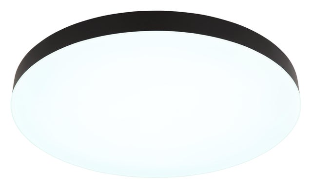 Candeeiro de teto com lâmpada LED 4500lm preto 50cm Globo Matthew