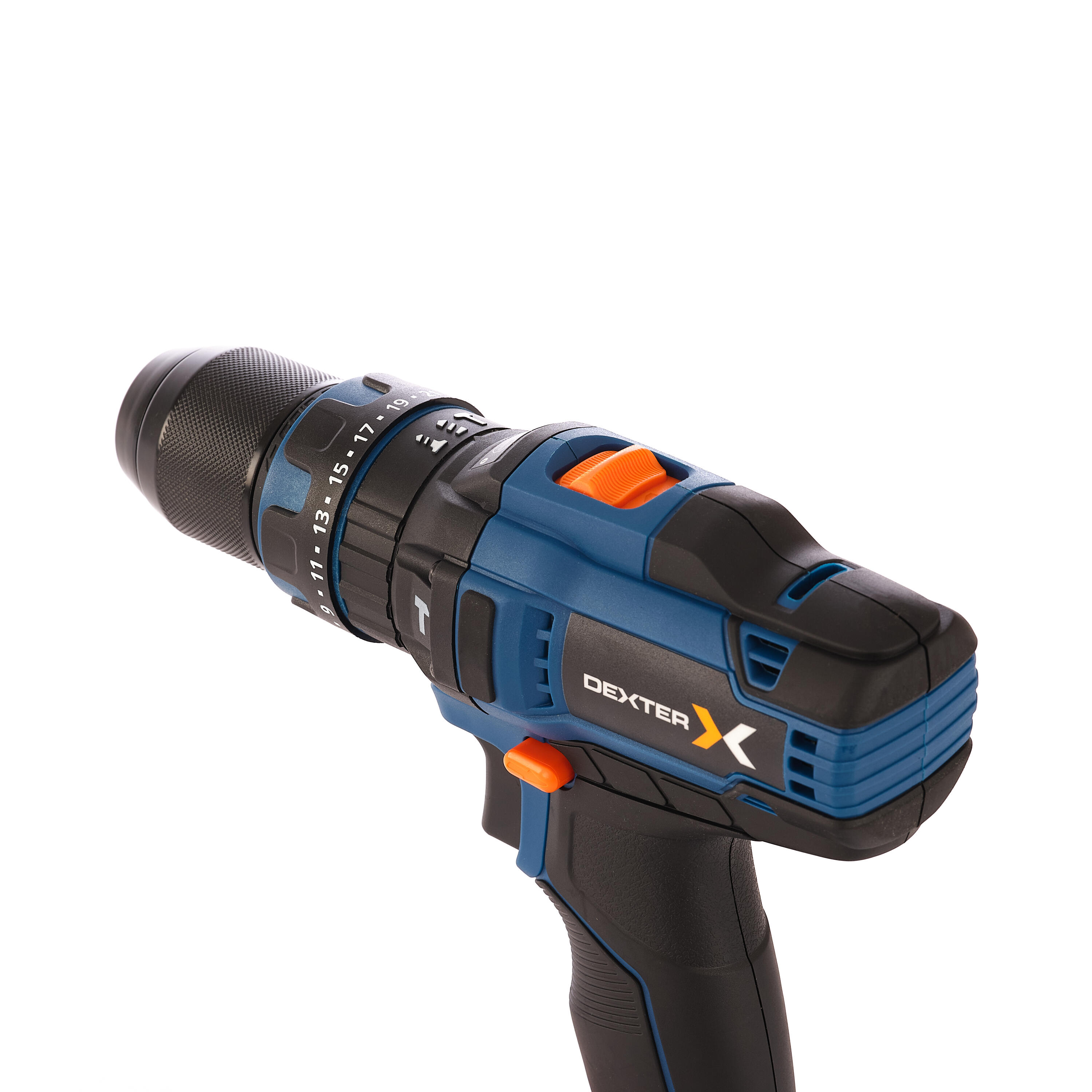 Wiertarko-wkrętarka udarowa akumulatorowa LI 18V 44NM Power X-Change +akumulator 2.5 AH, ładowarka DEXTER - 8