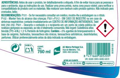 Desinfetante casa de banho 750 ml Sanytol - 2