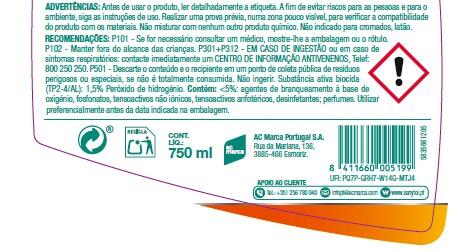 Desinfetante cozinhas 750 ml Sanytol - 2