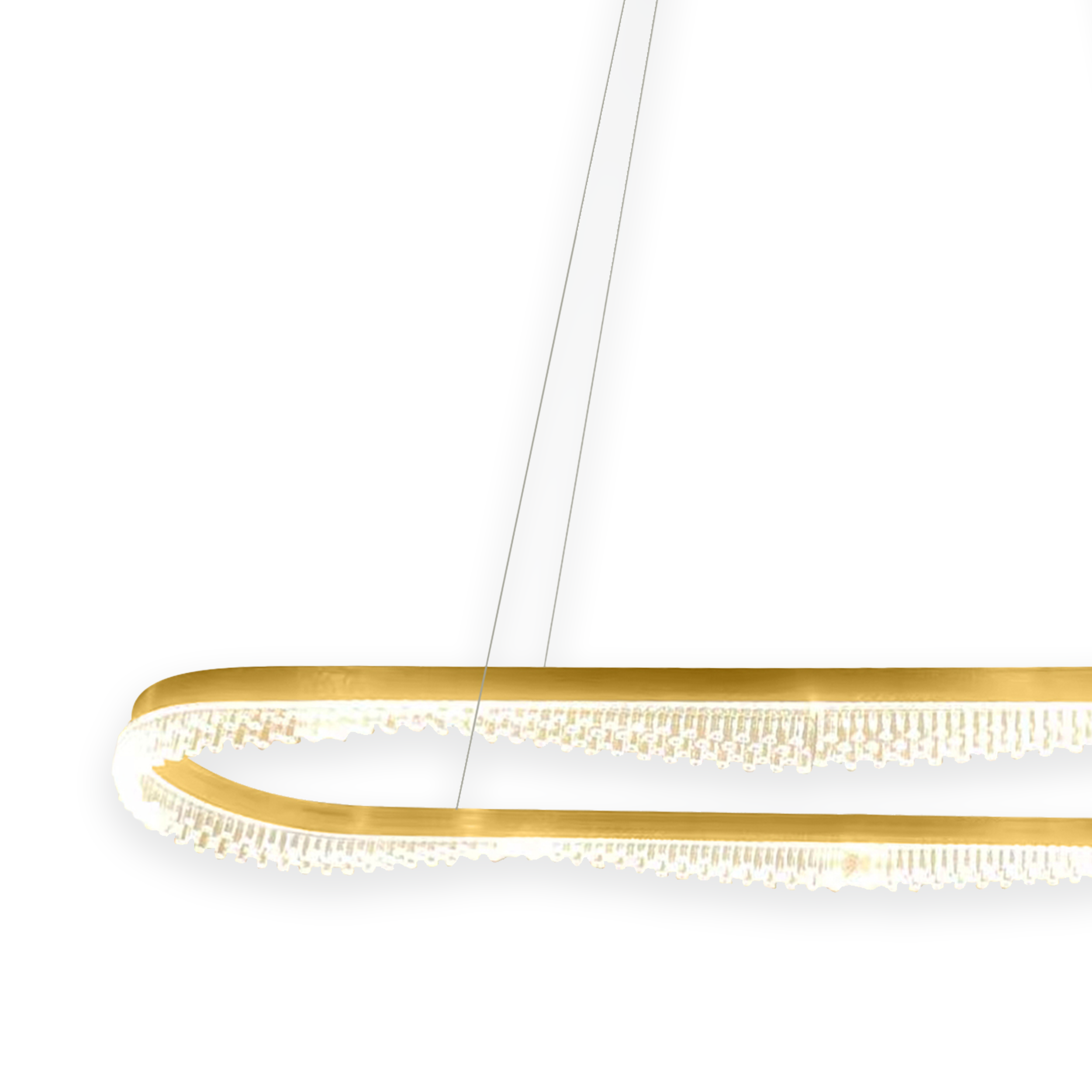 Lampa wisząca Preciosa złota LED Eko Light - 5