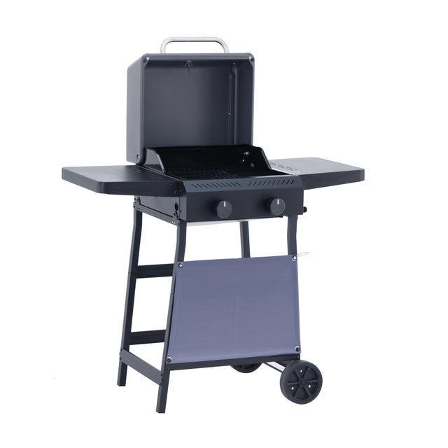 Barbecue a gás com 2 queimadores 101x95.5x52.5 cm