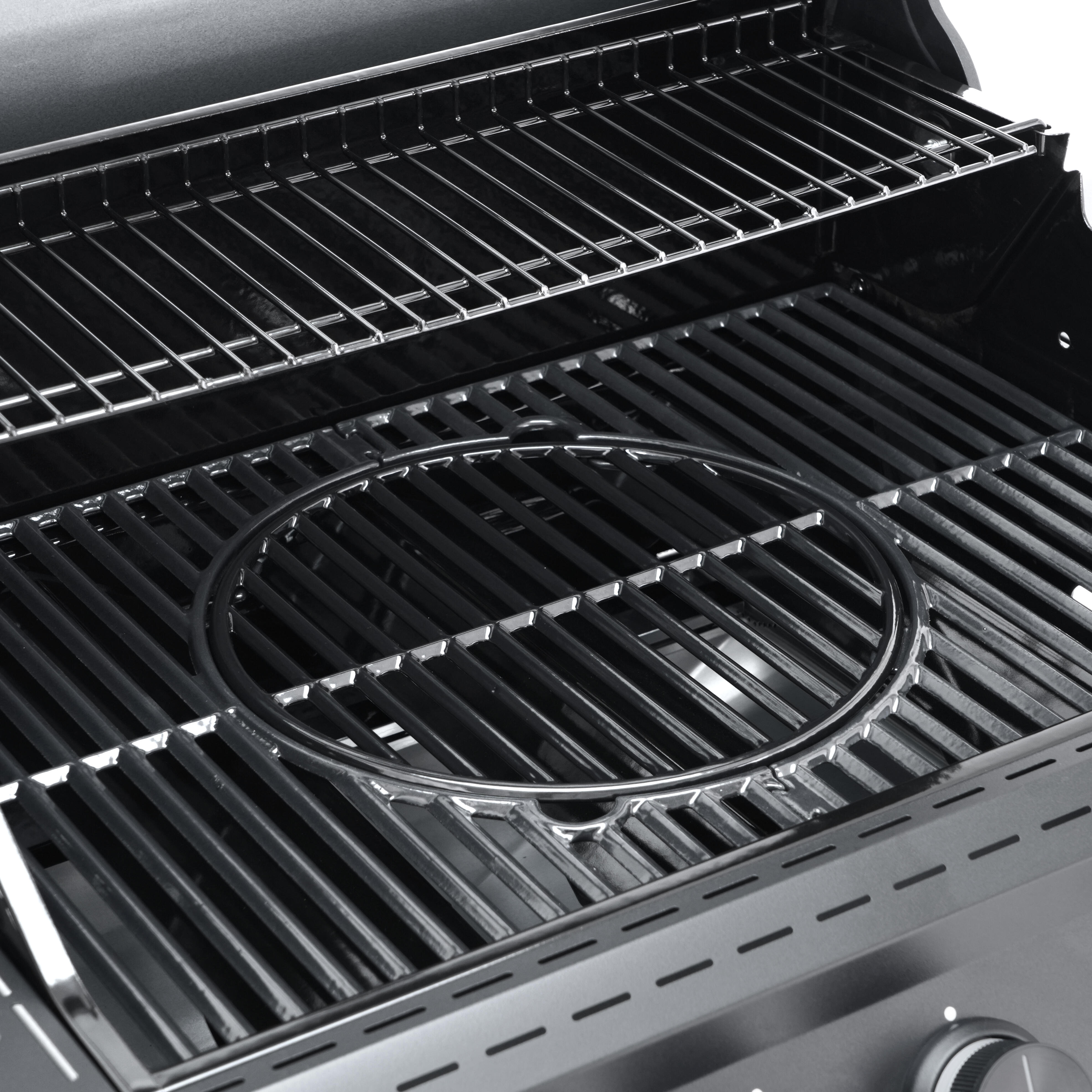 Grill gazowy 13,5kW Hudson II 3+1 palniki + pokrowiec czarny Naterial - 15