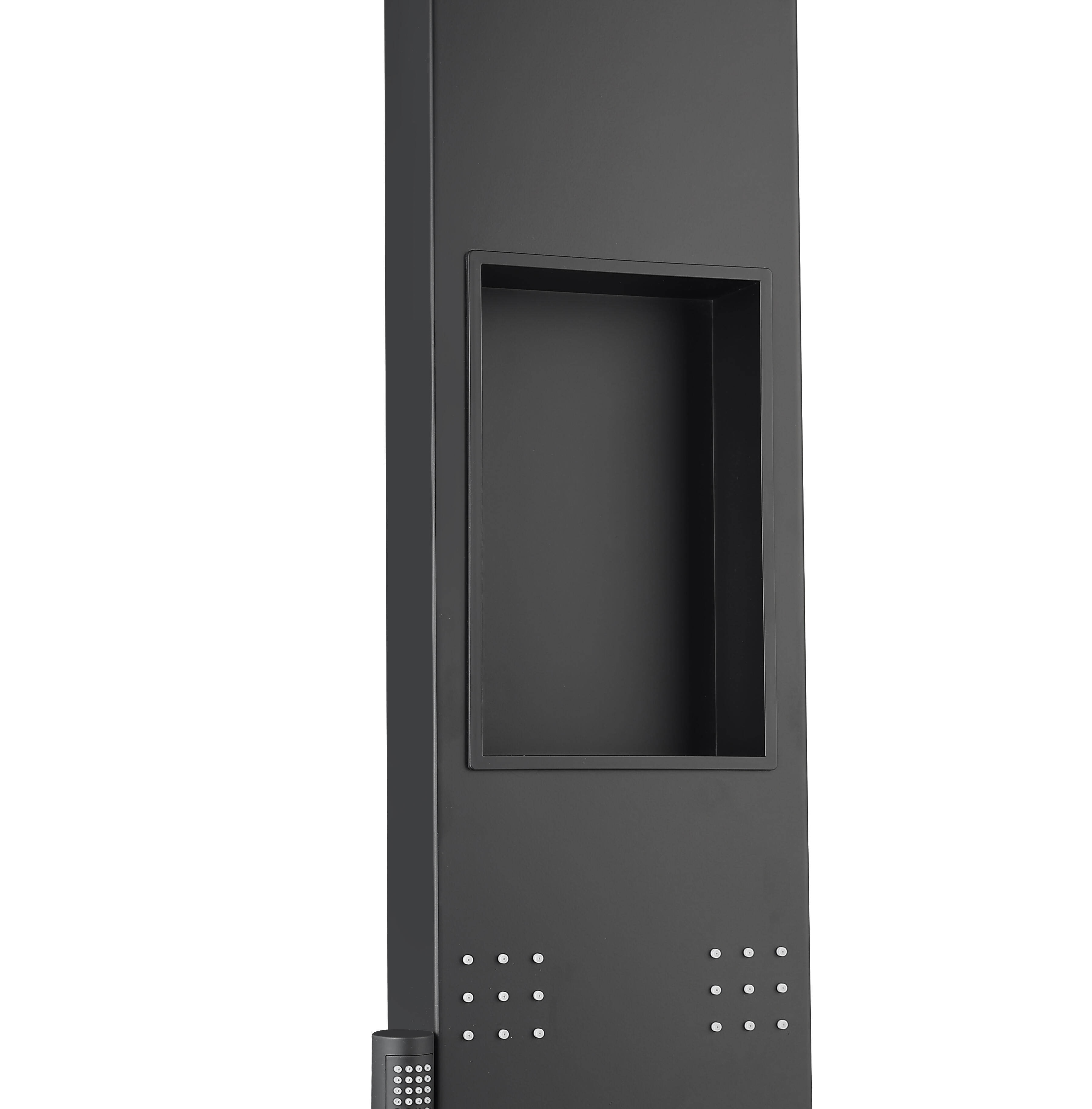 Columna de ducha hidromasaje  Aenia  negro - 4