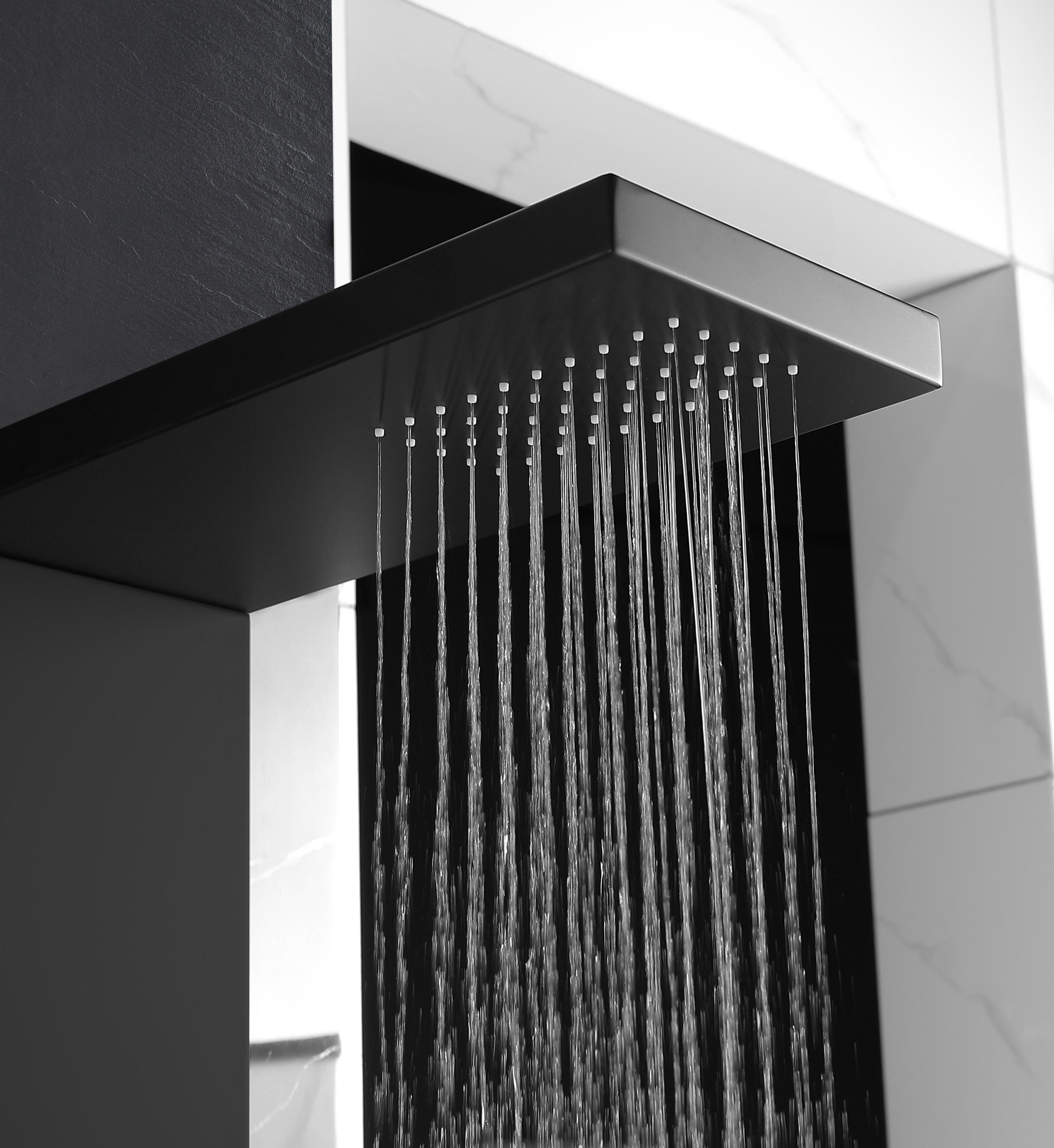 Columna de ducha hidromasaje  Aenia  negro - 2