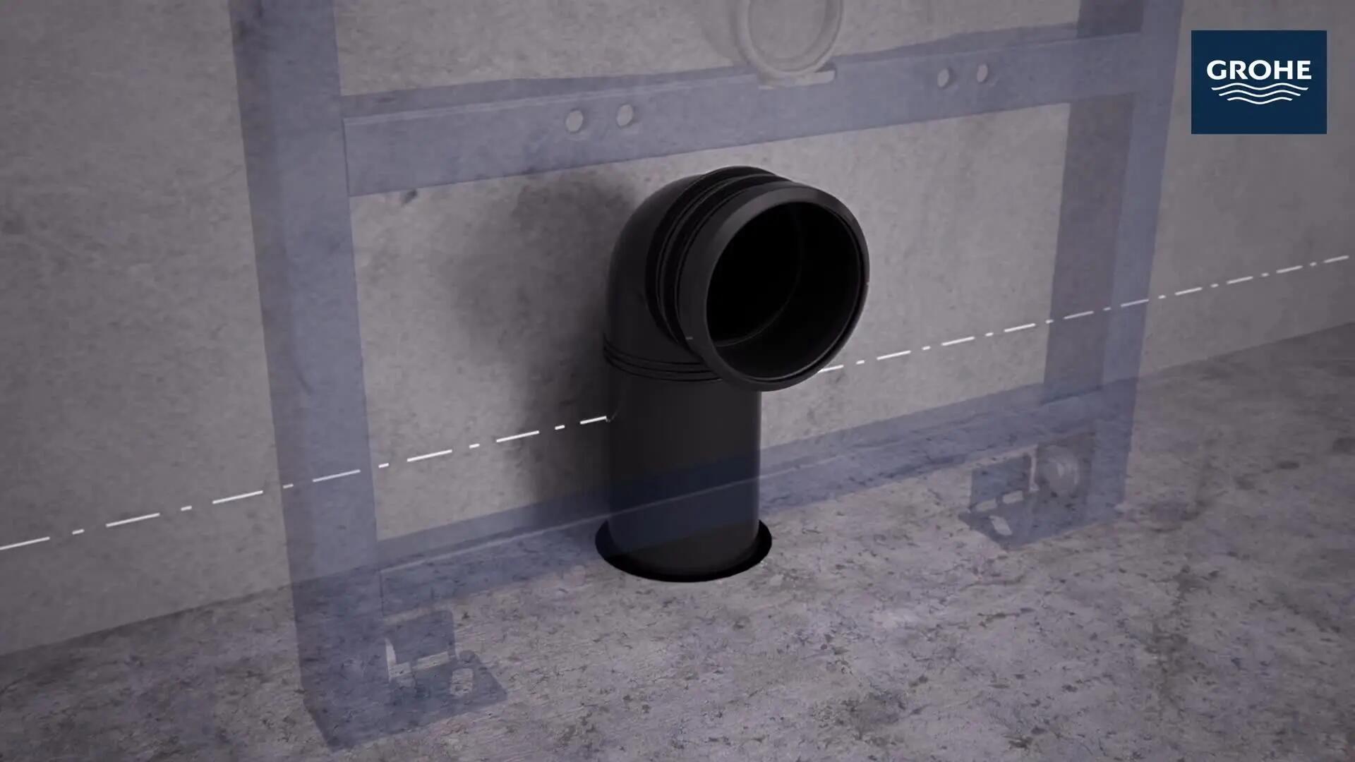 Bâti-support pour WC suspendu autoportant GROHE, Solido for Sensea - 7